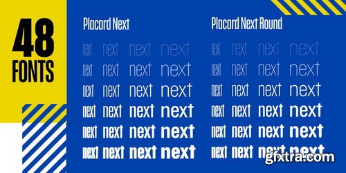 Placard Next Font Family