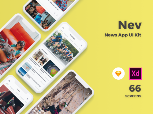 Nev News App UI Kit - nev-news-app-ui-kit