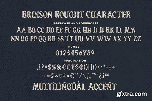 Brinson Rought - Vintage Serif Font