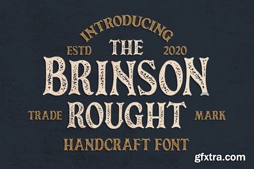 Brinson Rought - Vintage Serif Font