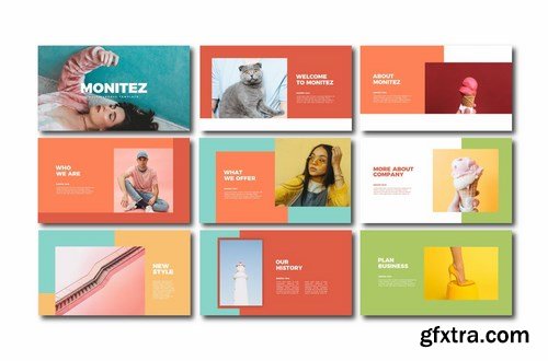 Monitez - Powerpoint Google Slides and Keynote Templates