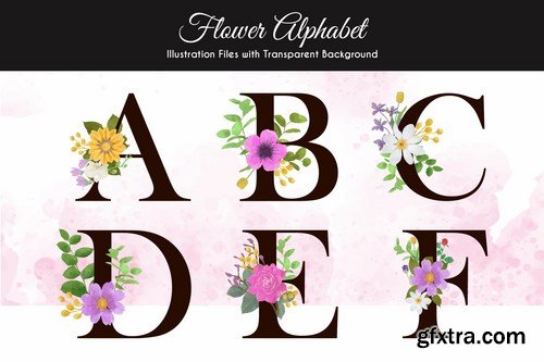 Watercolor Floral Illustrations Pack