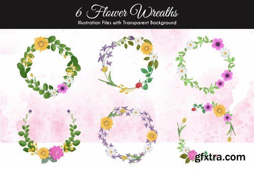 Watercolor Floral Illustrations Pack