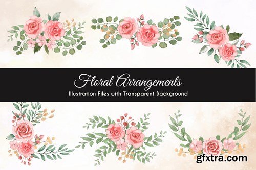 Watercolor Floral Illustrations Pack