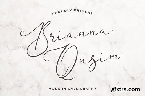 CM - Brianna Qasim Calligraphy Font 4440617