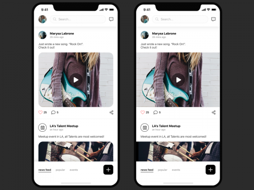 News Feed UI Concept - news-feed-ui-concept