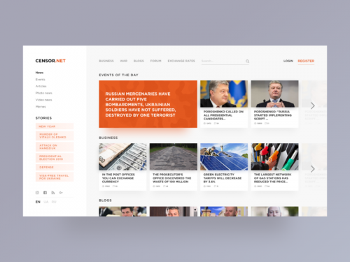 News site - Censor.net | Templates - news-site-censor-net-templates