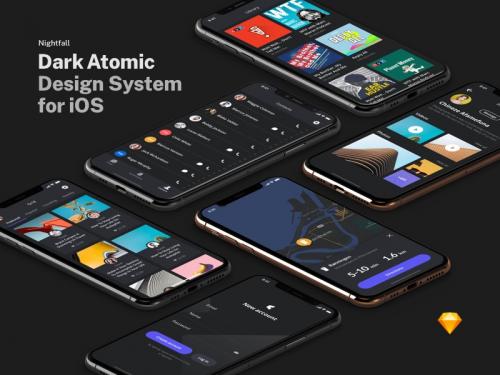 Nightfall: Dark Atomic Design System for iOS - nightfall-dark-atomic-design-system-for-ios