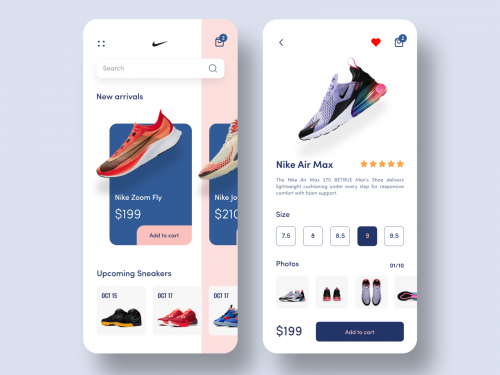 Nike Shoe App - nike-shoe-app