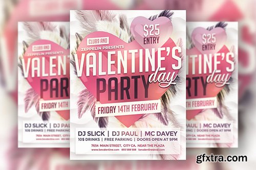 Valentines Day Flyer Template Vol.2