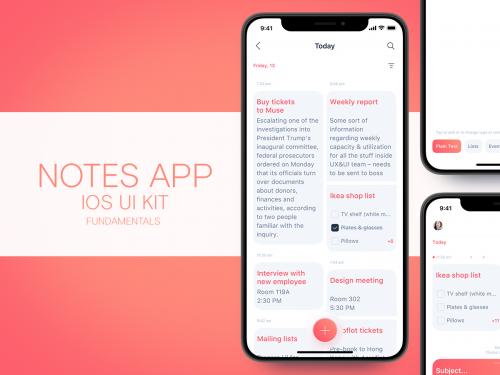 Notes app iOS UI kit - notes-app-ios-ui-kit-cdda3893-ec53-4c38-98dd-603e9b137973