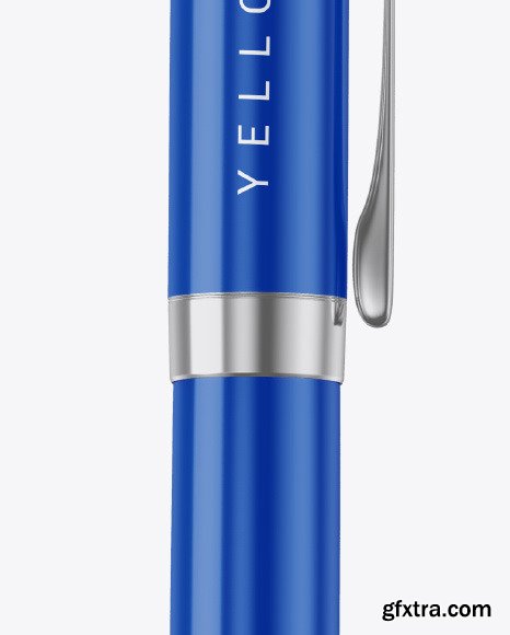 Glossy Pen w/ Metallic Finish Mockup 54542