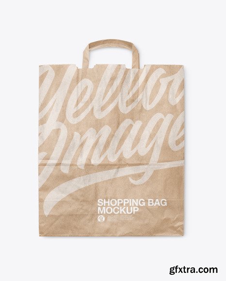 Kraft Shopping Bag Mockup 54544