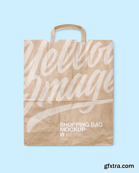 Kraft Shopping Bag Mockup 54544