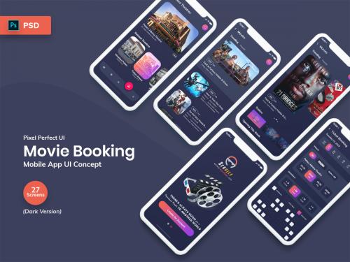 Ocodile-Movie Booking Mobile App UI Kit Dark - ocodile-movie-booking-mobile-app-ui-kit-dark