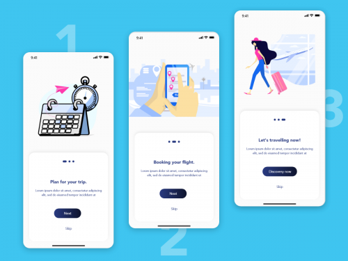 Onboard screens for Travelling app - onboard-screens-for-travelling-app