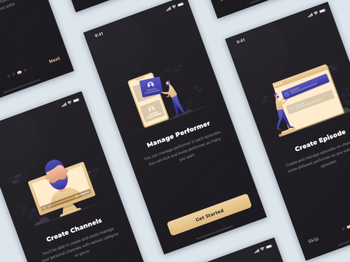 Onboarding Concept For Live Video Streaming App - onboarding-concept-for-live-video-streaming-app