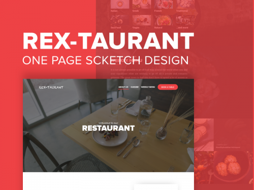 One Page Restaurant Design - one-page-restaurant-design