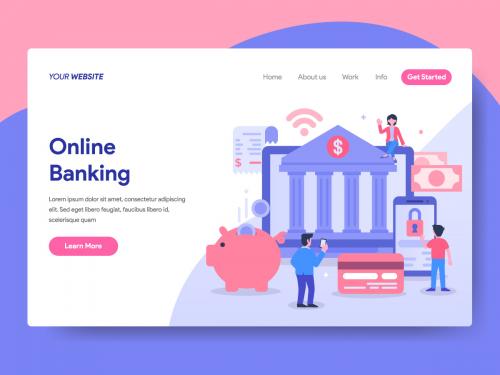 Banking Landing Page - online-banking-concept-illustration-for-landing-page