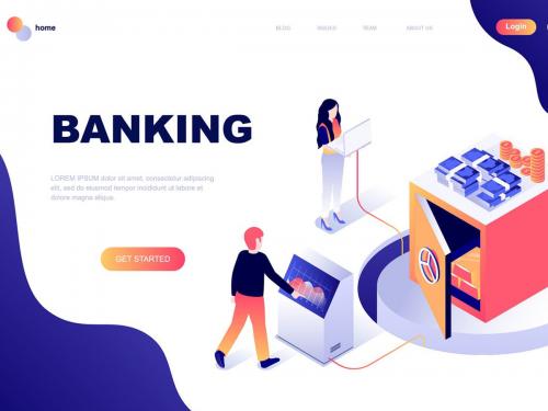 Online Banking Isometric Landing Page Template - online-banking-isometric-landing-page-template-55e36432-e993-477b-bcaa-b5e53400edd1