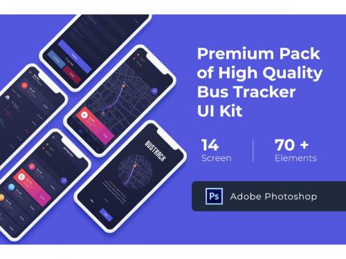Online Bus Tracking Mobile App for Photoshop - online-bus-tracking-mobile-app-for-photoshop