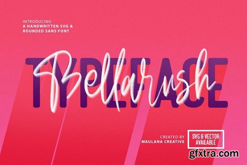 CM - Bellarush SVG Brush Font Free Sans 4489533