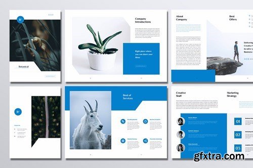 MADDON Botanical Business Brochures Template