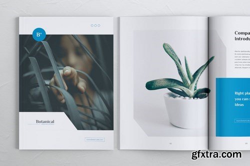 MADDON Botanical Business Brochures Template