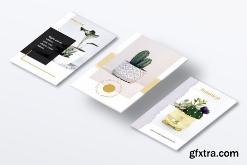 MADDON Botanical Business Pinterest Template