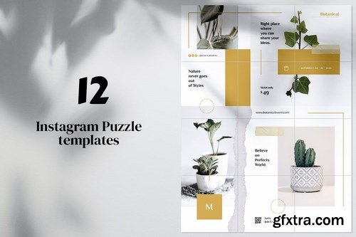 MADDON Botanical Instagram Puzzle & Facebook Post