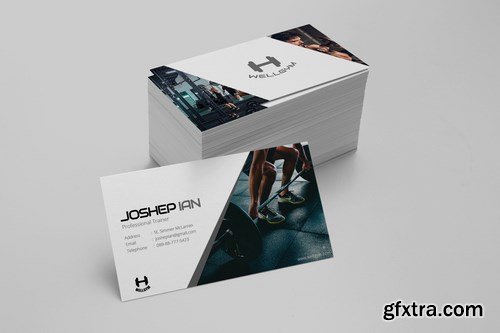 Sport Gym Training Business Card