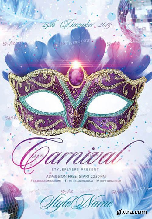 Carnival V1901 2020 PSD Flyer Template