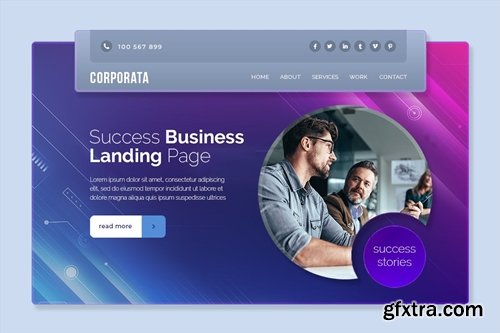 Corporate - Landing page Hero Banner