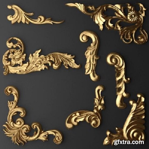 Royal Gold Leaf Carvings