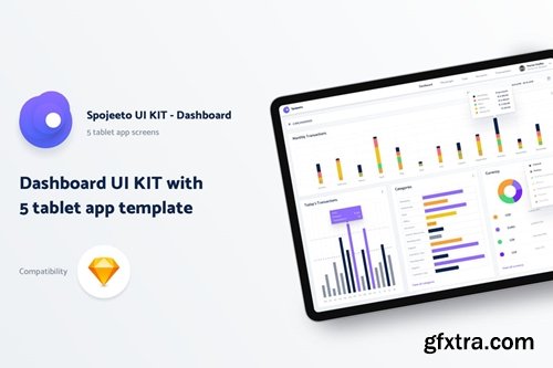 Spojeeto - Dashboard Tablet UI KIT