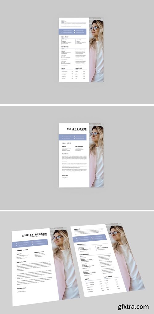 Ashley Marketing Resume Designer