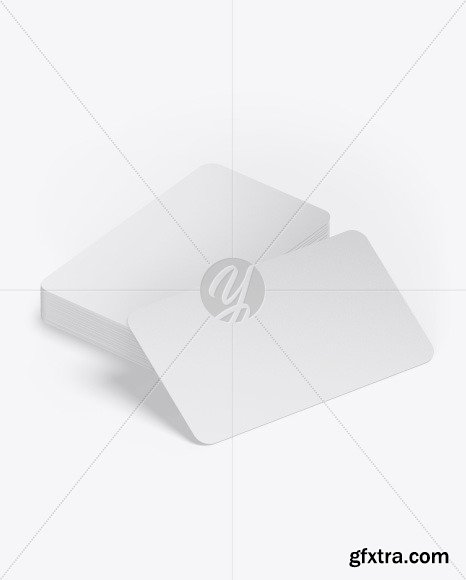 Stack of Business Cards Mockup 54671