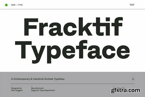 Fracktif Font Family