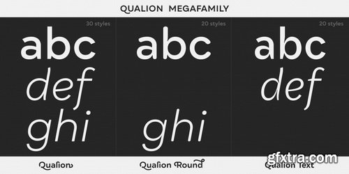 Qualion Round Font Family