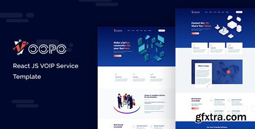 ThemeForest - Voopo v1.0 - React JS VOIP Service Template - 25555428