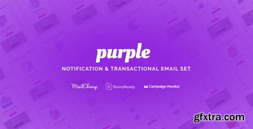 ThemeForest - Purple v1.0.1 - Notification & Transactional Email Templates - 25564337