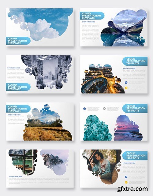 Cloud Powerpoint Google Slides and Keynote Templates