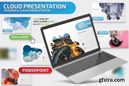 Cloud Powerpoint Google Slides and Keynote Templates