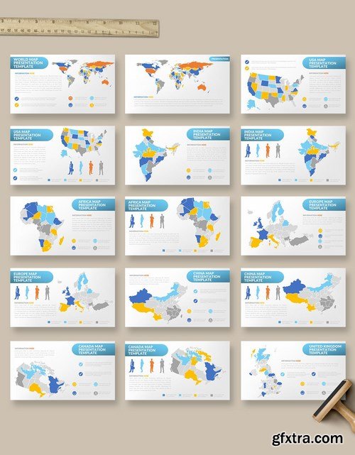 Map Powerpoint Google Slides and Keynote Templates