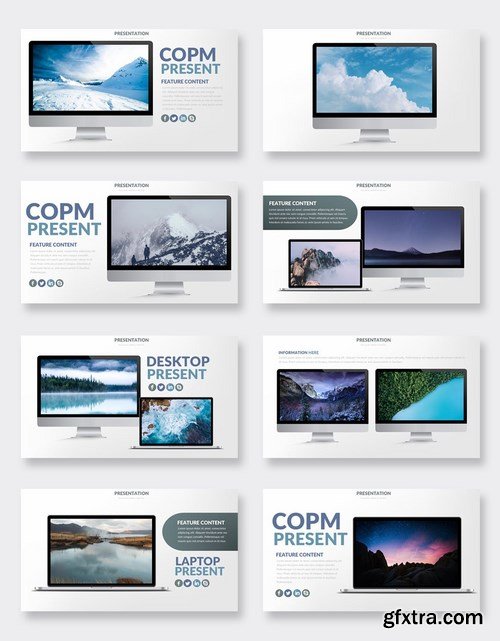 Comp Mockup Powerpoint Google Slides and Keynote Templates