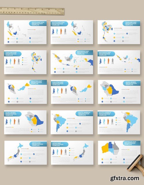 Map Powerpoint Google Slides and Keynote Templates