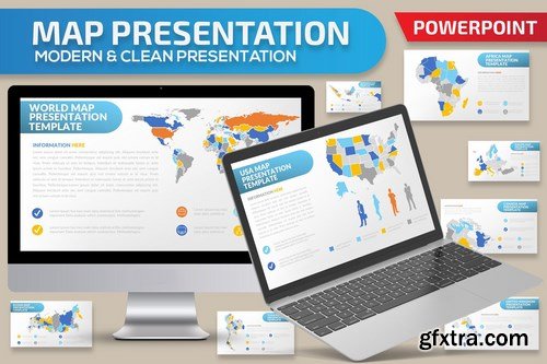 Map Powerpoint Google Slides and Keynote Templates