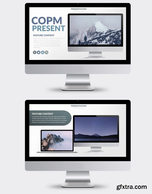 Comp Mockup Powerpoint Google Slides and Keynote Templates