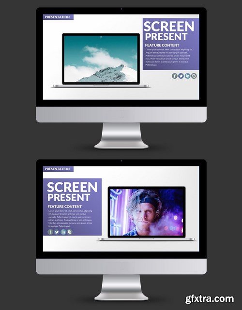 Screen Powerpoint Google Slides and Keynote Templates