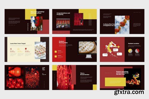 Zorea  Chinese New Year Festival Powerpoint and Keynote Templates